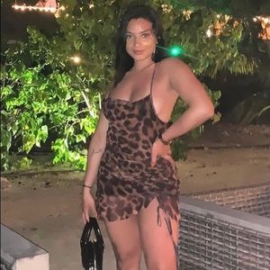 Cheetah Print Pretty Little Thing Dress